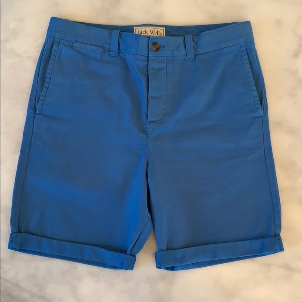 Jack Wills Men’s Blue Chino Shorts. M. Blue